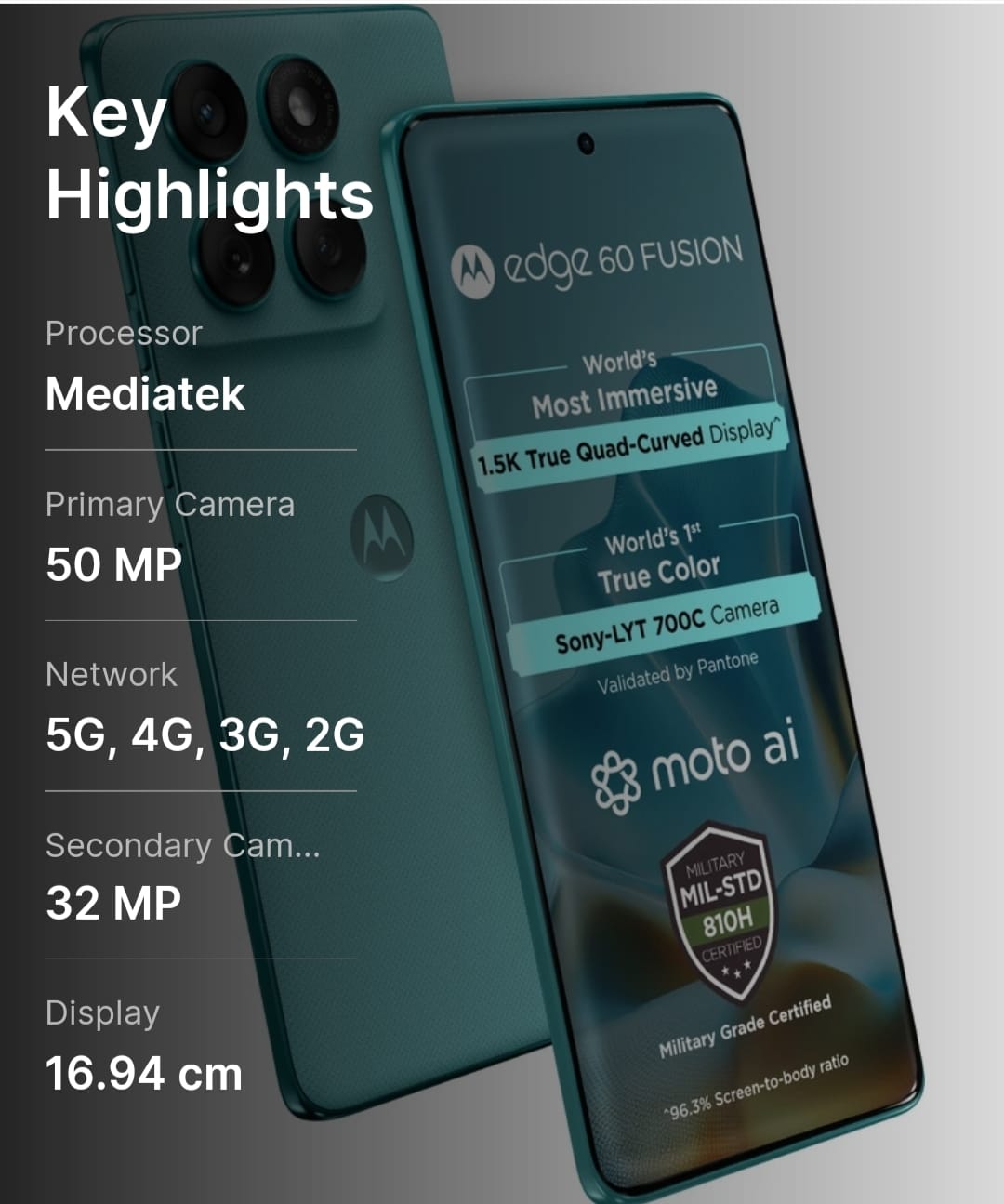 moto edge 60 fusion 5G
